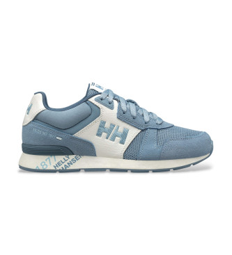 Helly Hansen Para Mujer. 11993 Zapatillas De Piel Anakin Azul (36), Plano, Cordones, Casual-image