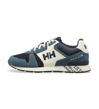 Helly Hansen para hombre. 11994 Zapatillas de Piel Anakin azul (41), Plano, Cordones, Casual