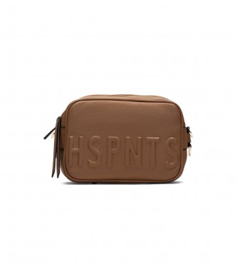 Hispanitas para mujer. BI232941 Bolso bandolera logo marrón (OSFA), Casual, Poliuretano, Hispanitas outlet 2024.