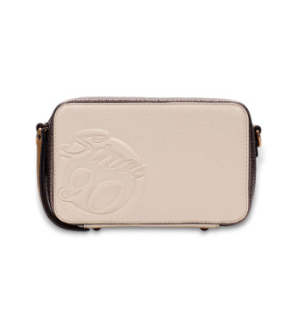 Hispanitas para mujer. BI254158 Bolso Samba Met beige (35), Casual, Poliuretano