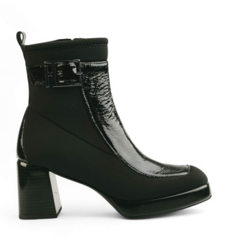 Hispanitas para mujer. HI243664 Botines de Piel Neo verde (37), 5 a 8cm, Cremallera, Casual