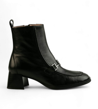 Hispanitas para mujer. HI243727 Botines de Piel Soho negro (36), 3 a 5cm, Cremallera, Casual