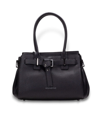 Hispanitas para mujer. BI254146 Bolso con Correa negro (35), Casual, Poliuretano
