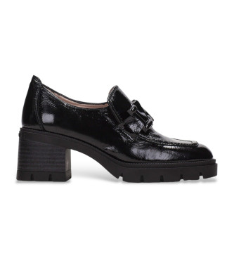 Hispanitas para mujer. HI233026 Mocasines de piel negro (38), 3 a 5cm, Ninguno, Casual, Fiesta