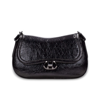Hispanitas para mujer. BI254150 Bolso Rocket negro (35), Casual, Poliuretano