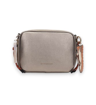 Hispanitas para mujer. BV264721 Bolso Samba Met taupe (35), Casual, Poliuretano