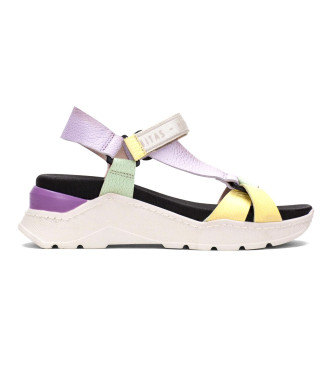 Hispanitas para mujer. CHV232497 Sandalias de piel Bolero multicolor (36), Plano, Cremallera, Casual, Hispanitas outlet 2024.