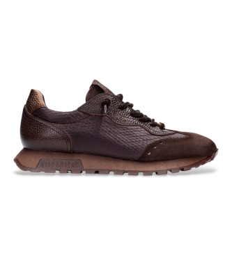Hispanitas Für Damen. HI264955 Oregon Lederschuhe Braun (39), Wohnung, Schnürsenkel, Lässig