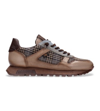 Hispanitas para mujer. SHI265095 Zapatillas de Piel Oregon taupe (36), 1 a 3cm, Cordones, Casual
