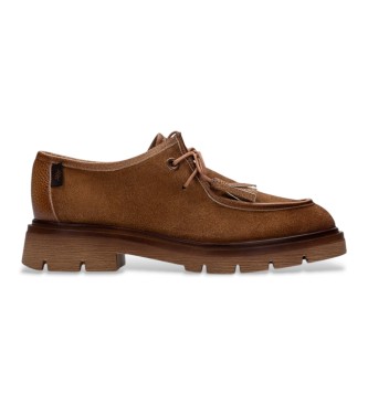 Hispanitas para mujer. HI265157 Zapatos de Piel Newyork marrón (36), 1 a 3cm, Ninguno, Casual