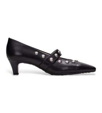 Hispanitas para mujer. HI265002 Zapatos de Piel Viena negro (36), 3 a 5cm, Ninguno, Clásico