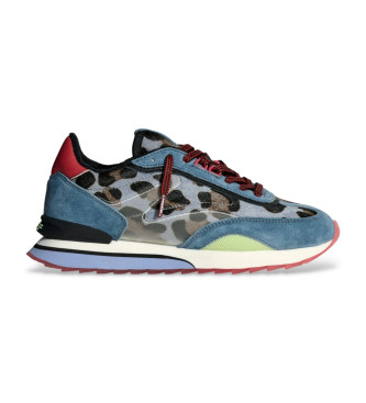 HOFFvoor vrouwen. 22503001 Kunst blauwe sportschoenen (36), Leer, Plat, Veters, Casual