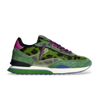 HOFF para mujer. 22503002 Zapatillas Art verde (42), Piel, Plano, Cordones, Casual