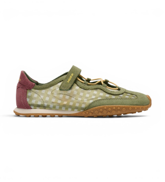 HOFF för kvinnor. 12661044 Träningsskor Bridge Bow Vichy Sage green (41), Tyg, Karta, Nyckelband, Kardborreband, Casual, Grön