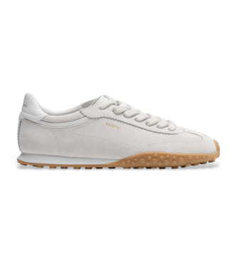 HOFFvoor vrouwen. 22561021 Trainers Bridge Fl grijs (40), Leer, Plat, Veters, Casual