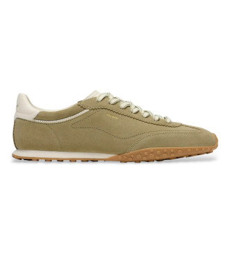 HOFF unisex. 22561025 Zapatillas Bridge FL verde (39), Piel, Plano, Cordones, Casual