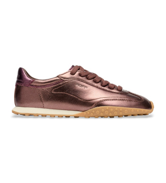 HOFF para mujer. 22561016 Zapatillas Bridge Metallics bronce (38), Piel, Plano, Cordones, Casual