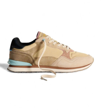 Zapatillas de piel Avignon beige (44), Plano, Cordones, Casual, HOFF outlet 2024.