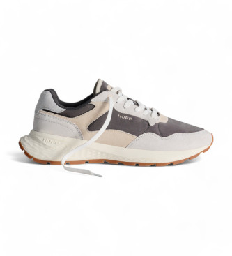 HOFF para hombre. 22435604 Zapatillas de Piel Beijing gris (42), 3 a 5cm, Cordones, Casual