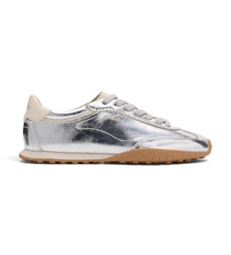 HOFF Zapatillas de Piel Bridge Fl plateado