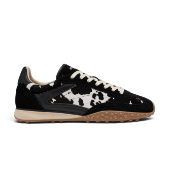 HOFF para mujer. 22659413 Zapatillas de Piel Bridge Mkii Print negro (36), Plano, Ante, Cordones, Casual, Animal print