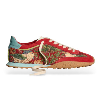 HOFF para mujer. 22561002 Zapatillas de piel Bridge Morris Cherry multicolor (36), Plano, Cordones, Casual