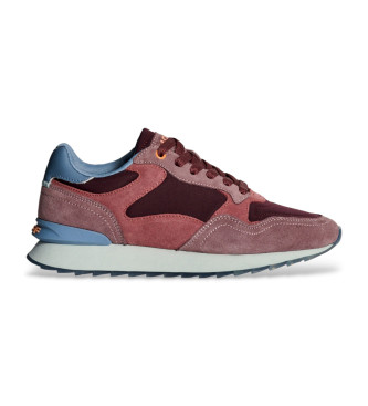 HOFFvoor vrouwen. 22502011 City Copenhaguen Leren Sneakers roze (36), Leer, Plat, Veters, Casual