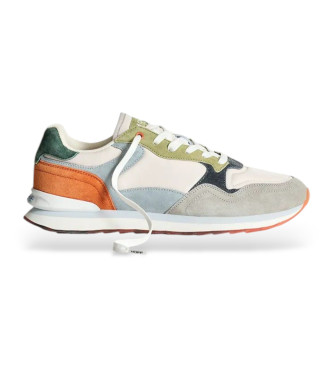 HOFF para hombre. 12502601 Zapatillas de piel City Kingston multicolor (42), Plano, Cordones, Casual