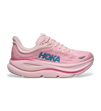 HOKA para mujer. 1162012 Zapatillas Bondi 9 rosa (40), Plano, Cordones, Deportivo, Running, Multideporte