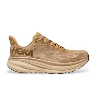 Hoka Per Uomo. 1127895 Sneakers Clifton 9 Beige (42), Basso, Stringhe, Sportivo, Running, Multisport-image