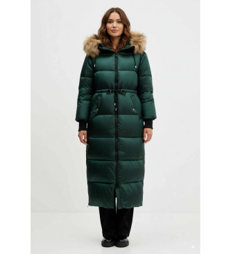 HUGO para mujer. 50547222 Abrigo Farrow verde (M), Casual, Poliamida