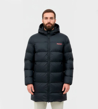 HUGO para hombre. 50546909 Abrigo Mati negro (M), Casual, Poliamida