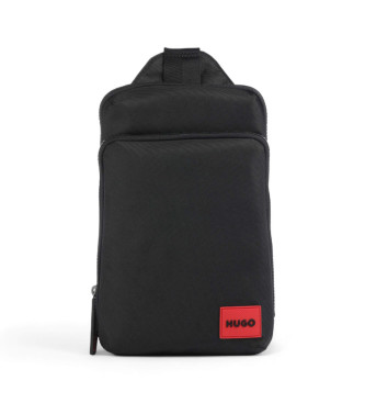 HUGO para hombre. 50547772 Bandolera Ethon 3.0 negro (OSFA), Casual, Poliamida
