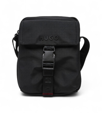 HUGO para hombre. 50547276 Bandolera Marsel negro (OSFA), Casual, Poliamida
