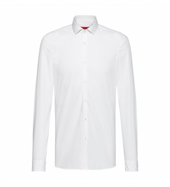 Camisa Erondo blanco (37), Casual, Fiesta, Algodón, Manga larga
