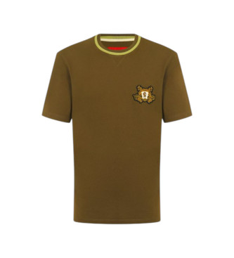 HUGO para hombre. 50542957 Camiseta Dugbytee kaki (M), Casual, Verde, Algodón, Manga corta