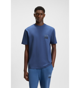 HUGO para hombre. 50542816 Camiseta Dusplito azul (M), Casual, Algodón, Manga corta