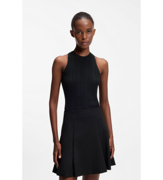 HUGO para mujer. 50539890 Camiseta Sarepla negro (M), Casual, Algodón, Sin mangas / Tirantes