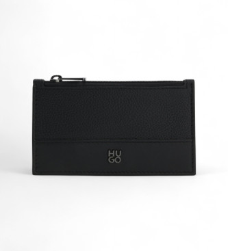 HUGO para hombre. 50548313 Cartera de piel Quantic negro (OSFA), Casual