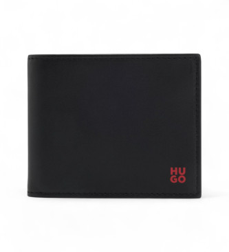 HUGO para hombre. 50548300 Cartera Tibby negro (OSFA), Casual, Piel