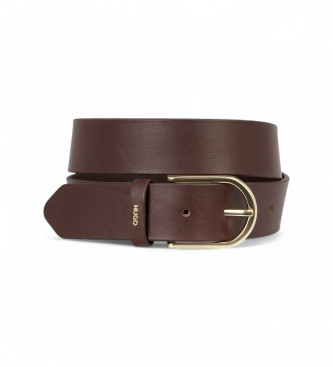 HUGO para mujer. 50486616 Cinturón de piel Zoey marrón (95cm), Casual