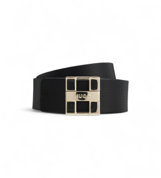 HUGO para mujer. 50522681 Cinturón Zita negro (75cm), Casual, Piel