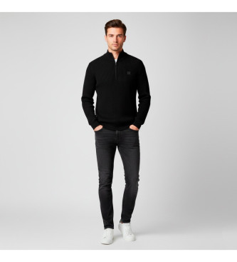 HUGO para hombre. 50524556 Jersey Sastoro negro (S), Casual, Viscosa