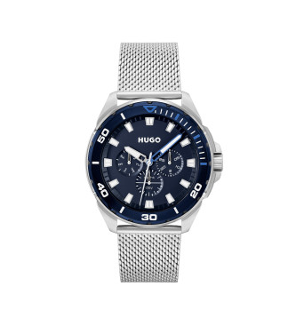 HUGO para hombre. 1530287 Reloj Analógico Fresh marino (OSFA), Casual, Brazalete, Acero Inoxidable