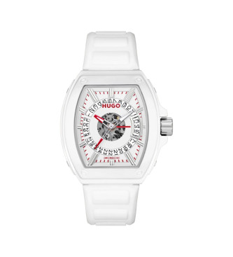 HUGO para hombre. 1530435 Reloj Analógico Icon 3H blanco (OSFA), Casual, Correa, Acero Inoxidable