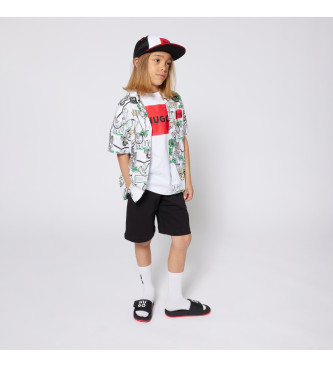 HUGO unisex para niños. G00364 Short G00364 negro (4Años= 102cm), Casual, Algodón, moda infantil