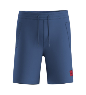 HUGO para hombre. 50466196 Shorts de felpa azul (S), Casual, Algodón