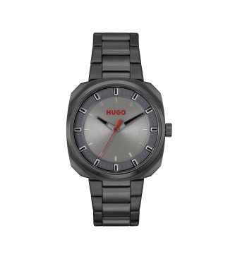 HUGO para hombre. 1530311 Reloj Analógico Shrill gris (OSFA), Casual, Brazalete, Acero Inoxidable
