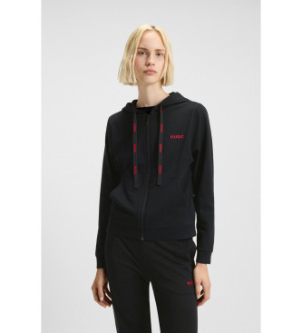 HUGO para mujer. 50556350 Sudadera Id negro (S), Homewear, Algodón, Manga larga