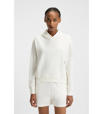 HUGO para mujer. 50490594 Sudadera Shuffle blanco (M), Casual, Algodón, Modal